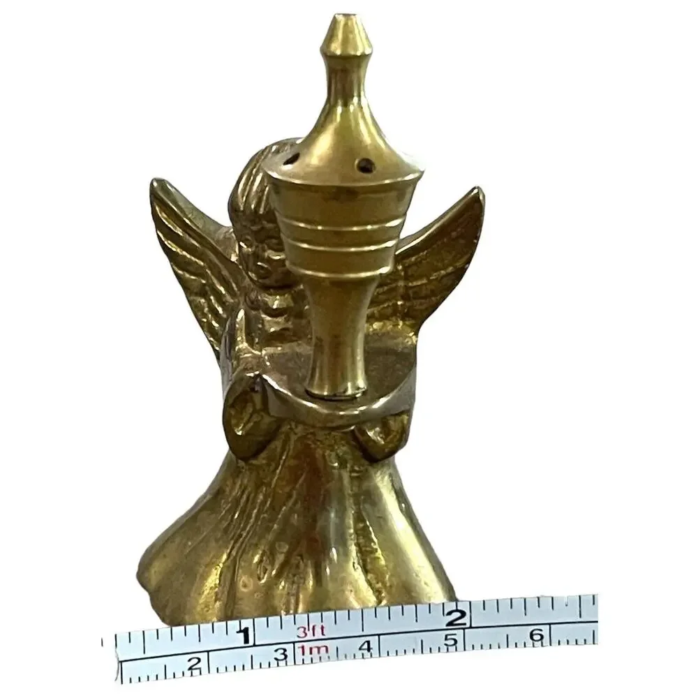 Vintage Brass Angel Figure Candle Snuffer 3” Tall - Picture 6 of 6